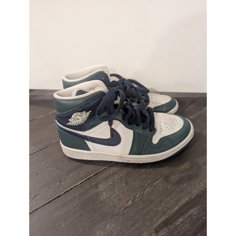 Size 6 - Air Jordan 1 SE Mid‎ Noble Green Designer Sneaker Athletic Shoes